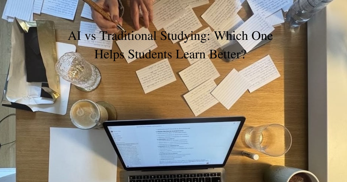 AI vs Traditional Studying: Which One Helps Students Learn Better?